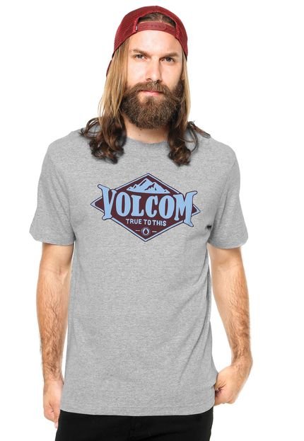 Camiseta Volcom Range Cinza - Marca Volcom