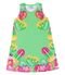 Vestido Infantil Feminino Estampado Rovi Kids Verde - Marca Rovitex Kids