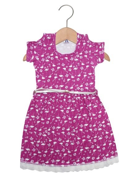 Vestido Polegar Kids Menina Rosa - Marca Polegar Kids