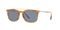 Óculos de Sol Persol Redondo PO3173S Masculino Caramelo - Marca Persol