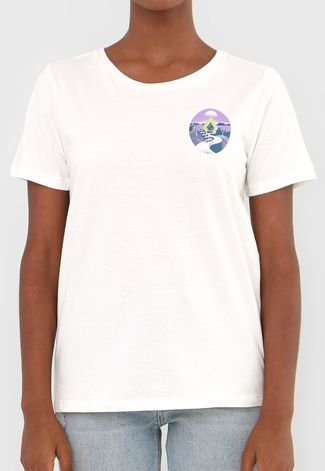 Camiseta Volcom Zuverza Off-White