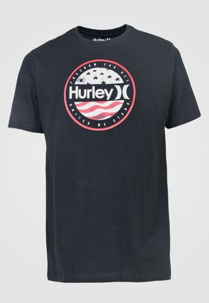Camiseta Hurley América Preta - Marca Hurley
