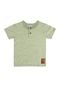 Conjunto para Bebê Menino com Camiseta e Bermuda Quimby Verde - Marca Quimby