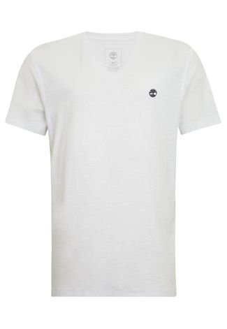 Camiseta Timberland Logo Branca