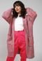 Cardigan Tricot Forever 21 Color Rosa - Marca Forever 21
