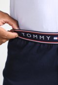 Bermuda de Pijama Tommy Hilfiger Reta Logo Azul-Marinho - Marca Tommy Hilfiger