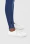 Calça Cropped Jeans Biotipo Skinny Aplicações Azul - Marca Biotipo