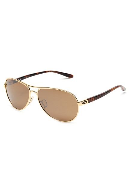 Óculos de Sol Oakley Feedback Marrom/Dourado - Marca Oakley