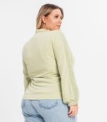 Jaqueta Plus Size Feminina Moletinho Secret Glam Verde - Marca Secret Glam