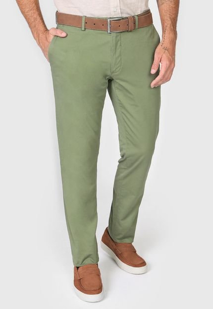 Calça Sarja Polo Ralph Lauren Chino Bolsos Verde - Marca Polo Ralph Lauren
