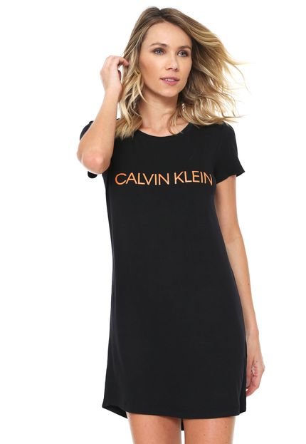 Camisola Calvin Klein Underwear Curto Logo Preta - Marca Calvin Klein Underwear