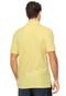Camisa Polo Manga Curta Aleatory Tradicional Bordado Amarela - Marca Aleatory