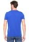 Camiseta Tommy Hilfiger Regular Fit Gola V Azul - Marca Tommy Hilfiger