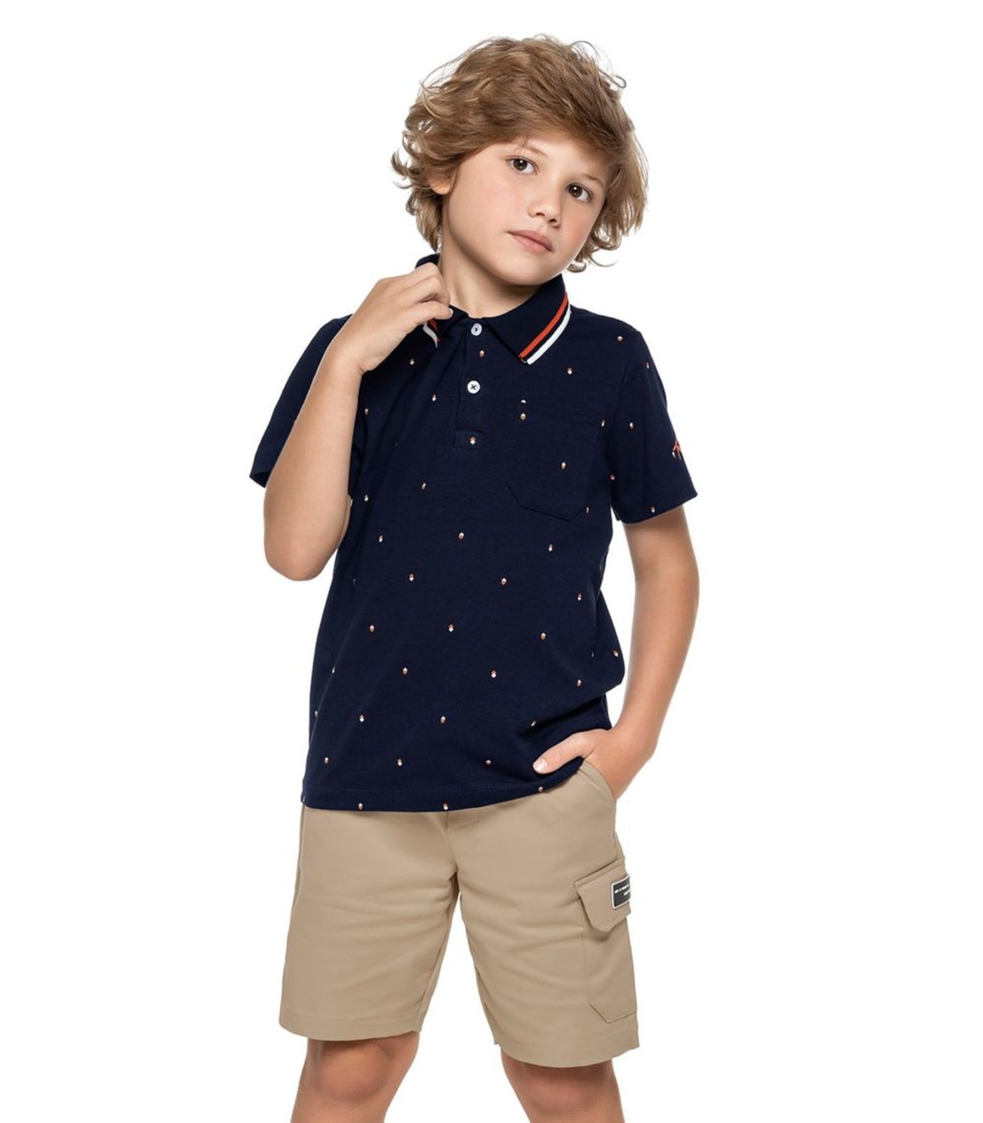 Camisa Infantil Masculina Bichinhos Trick Nick Azul 6