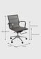 Cadeira Office Eames Tela Baixa Giratória Branco OR Design - Marca Ór Design