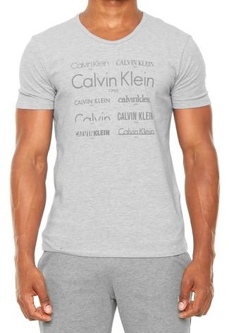 Camiseta Calvin Klein Underwear Mono Cinza