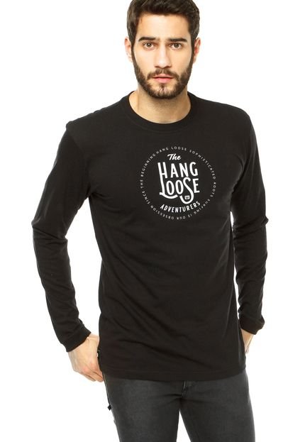 Camiseta Hang Loose Adventures Preta - Marca Hang Loose