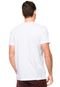 Camiseta Manga Curta Colcci Slim Estampada Branca - Marca Colcci