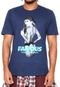 Camiseta Manga Curta Famous Strapped Azul-Marinho - Marca Famous