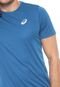 Camiseta Asics Core Running Pes Ss Azul - Marca Asics