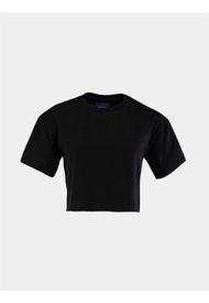 Camiseta Tipo Cropped Para Mujer Freedom 02461