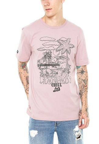 Camiseta ...Lost Licensed To Chill Rosa