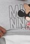 Moletom Flanelado Fechado Cativa Disney Minnie Cinza - Marca Cativa Disney