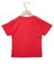 Camiseta Manga Curta Brandili Lisa Infantil Vermelha - Marca Brandili