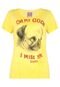 Camiseta Colcci Dog Amarela - Marca Colcci