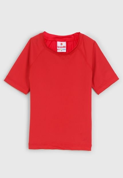 Camiseta Brandili Infantil Lisa Vermelha - Marca Brandili