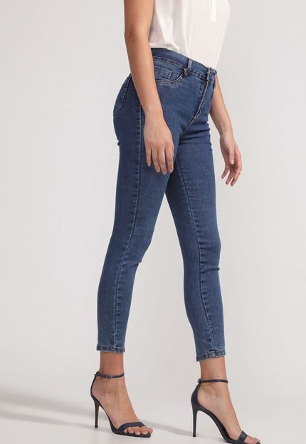 Calça Jeans Sawary Skinny Lisa Azul - Marca Sawary