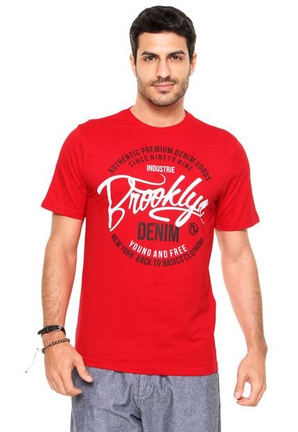 Camiseta Industrie Sim 6024 Vermelha - Marca Industrie