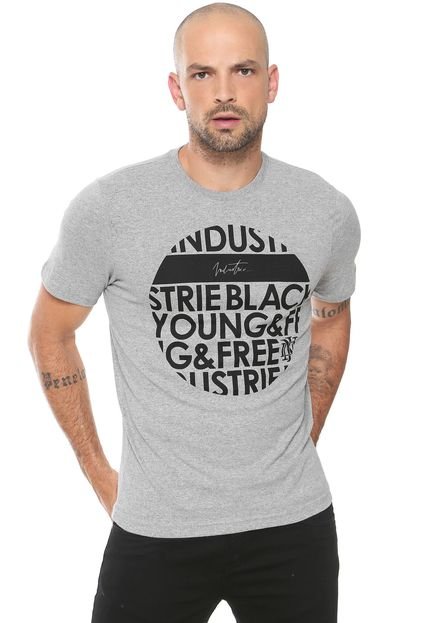 Camiseta Industrie Lettering Cinza - Marca Industrie