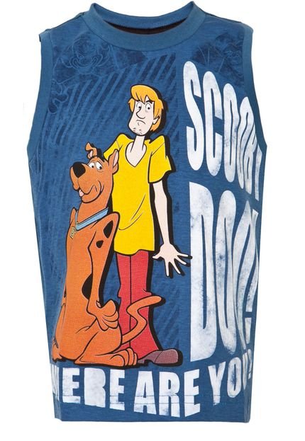 Regata Scooby Doo Azul - Marca Scooby Doo