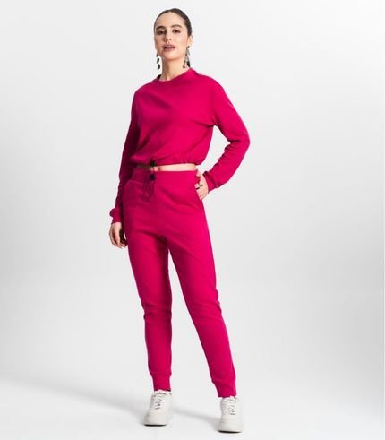 Conjunto Feminino Suedine Kohmar Rosa - Marca Kohmar