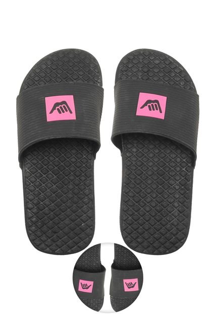 Chinelo Slide Hang Loose Logo Preto - Marca Hang Loose