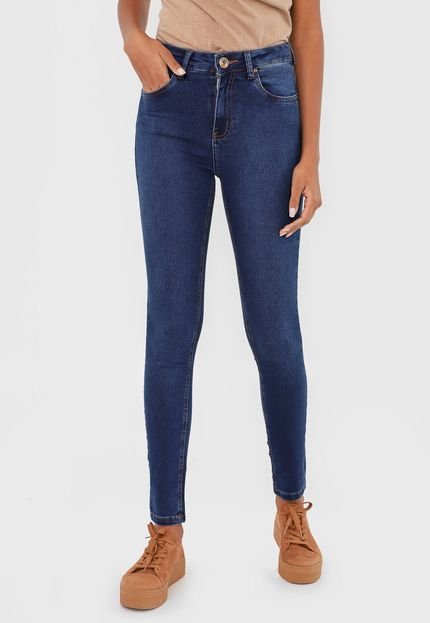 Calça Jeans Sacada Skinny Estonada Azul - Marca Sacada