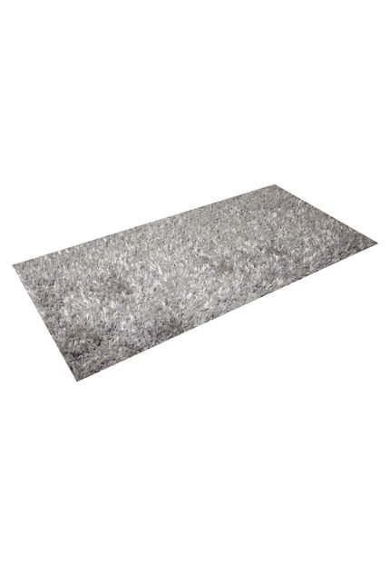 Tapete Jolitex Avulso Montecarlo Retangular 50x100cm Cinza - Marca Jolitex