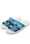 Chinelo Slide Crocs MODI Sport Flip Azul/Branca - Marca Crocs