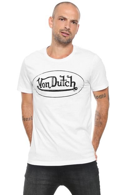 Camiseta Von Dutch Dutch Elipse Branca - Marca Von Dutch 