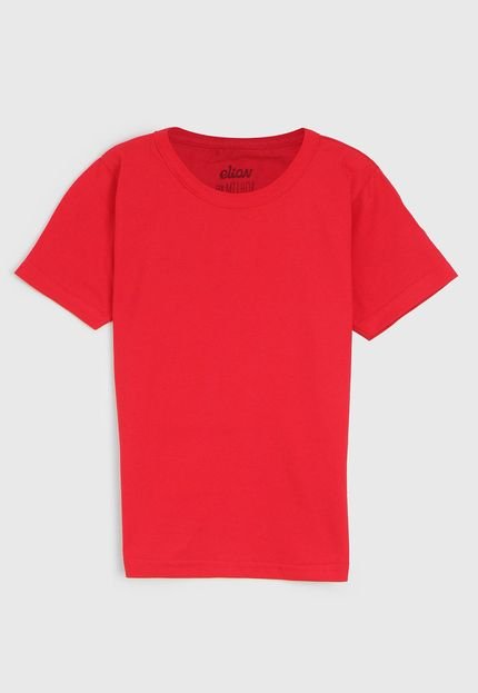 Camiseta Elian Infantil Lisa Vermelha - Marca Elian