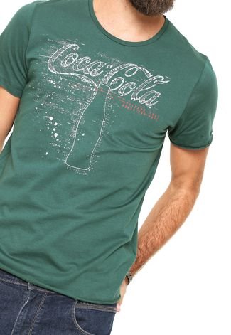 Camiseta Coca-Cola Jeans Estampada Verde
