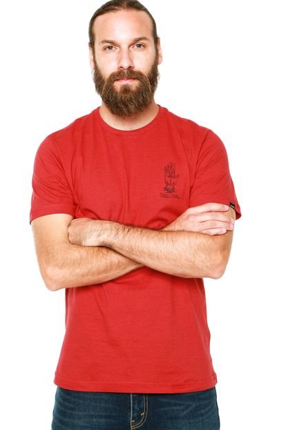 Camiseta O'Neill Estampada Vermelha - Marca O'Neill