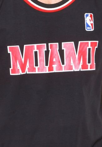 Regata NBA Retrô Miami Preta