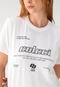 Camiseta Colcci Reta Estampada Off White - Marca Colcci