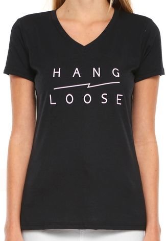 Camiseta Hang Loose Basic Preta