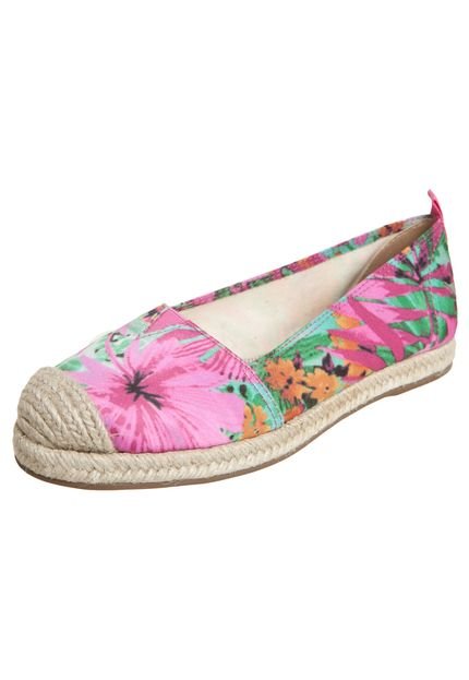 Alpargata My Shoes Floral Rosa - Marca My Shoes