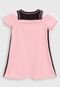 Vestido Marisol Infantil Lettering Rosa - Marca Marisol