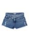 Shorts Jeans Confort Menina 10 ao 16 Azul - Marca Crawling
