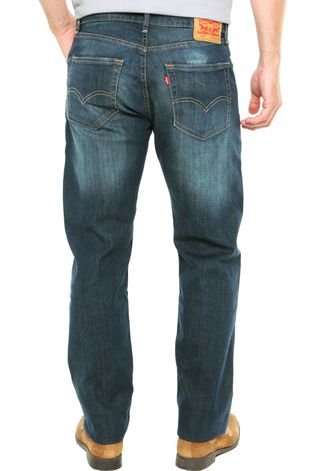 Calça Jeans Levis 505 Skinny Estonada Azul